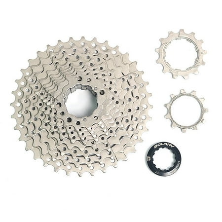 MTB Road Bike Freewheel 10 Speed 11-36T Colorful Cassette Freewheel Belt W//chain